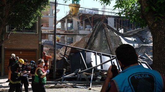 Belgrano: se derrumbó una obra en construcción y varios obreros resultaron heridos