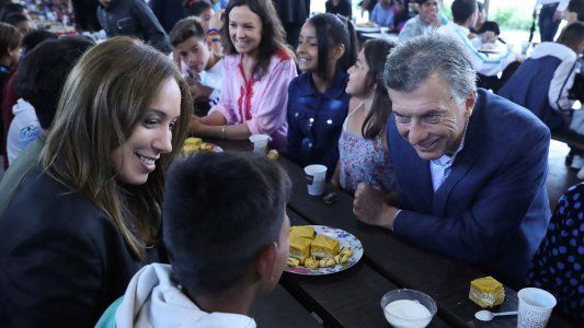 Por fuera de la agenda oficial, Macri y Vidal volvieron a mostrarse juntos durante un evento en Ezeiza