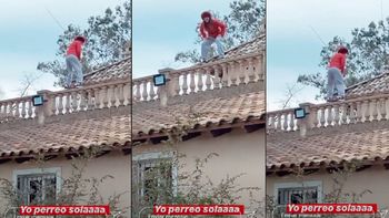 Polémica por un video de Barby Franco desafiando las alturas: Te vas a matar