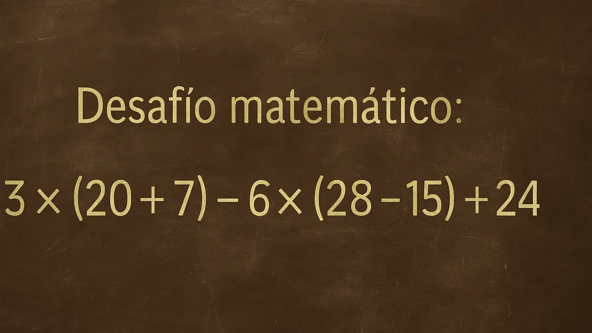 La regla esencial para resolver este desafío matemático es conocido como PEMDAS (por sus siglas en inglés) o jerarquía de operaciones.