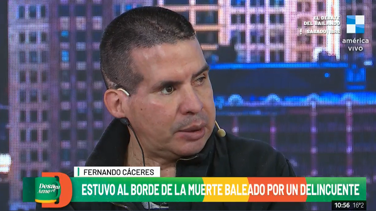 La vida de Fernando Cáceres tras ser baleado: estuvo al borde de la muerte en 2009 y hoy habla sobre la inseguridad en Argentina