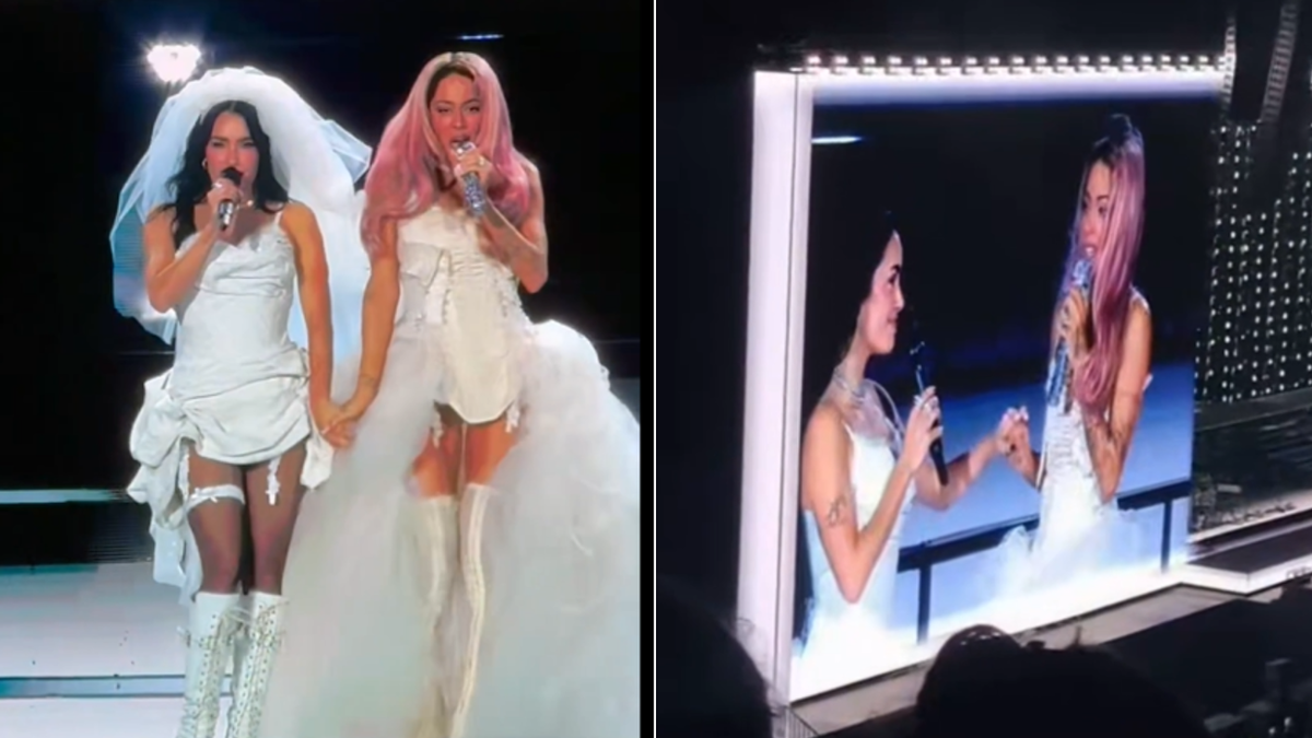 Lali Espósito sorprendió a Tini Stoessel en River con una dedicatoria muy especial: Es por...
