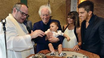 Guillermo Cóppola, padrino del hijo de Amalia Granata: Fue una ceremonia muy emotiva