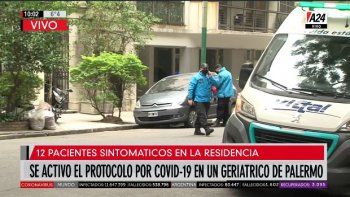 Se activó el protocolo COVID-19 en un geriátrico en Palermo