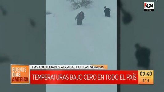 Temperaturas bajo cero y sin nieve para el resto de la semana en el país