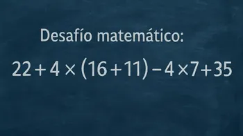 Desafío matemático: una mente brillante lo resuelve en menos de 10 segundos