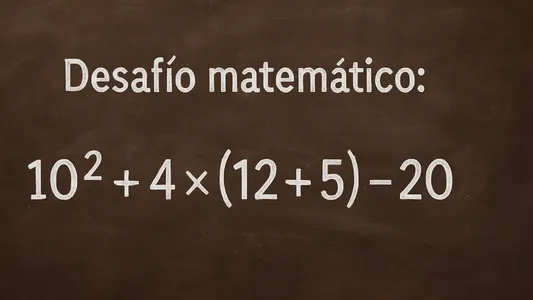 Desafío Matemático: este cálculo no se resuelve de un vistazo