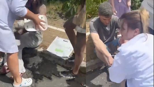 Impactante: el momento exacto en que un misil ruso destruye una maternidad en Ucrania