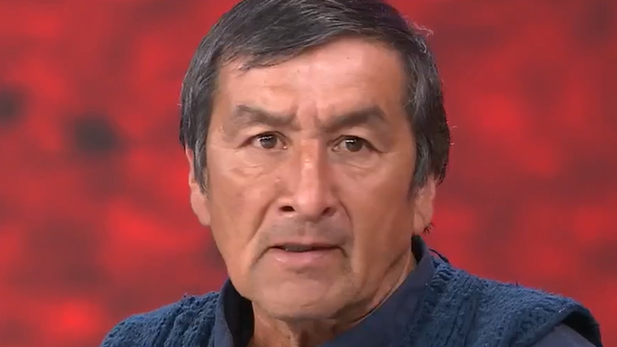 El padre de Loan en A24 antes de la marcha al Obelisco. (Foto: Captura A24)