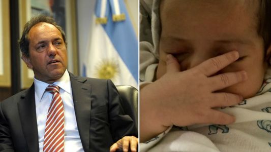 Fuerte mensaje de la hija de Daniel Scioli con la foto de su bebé