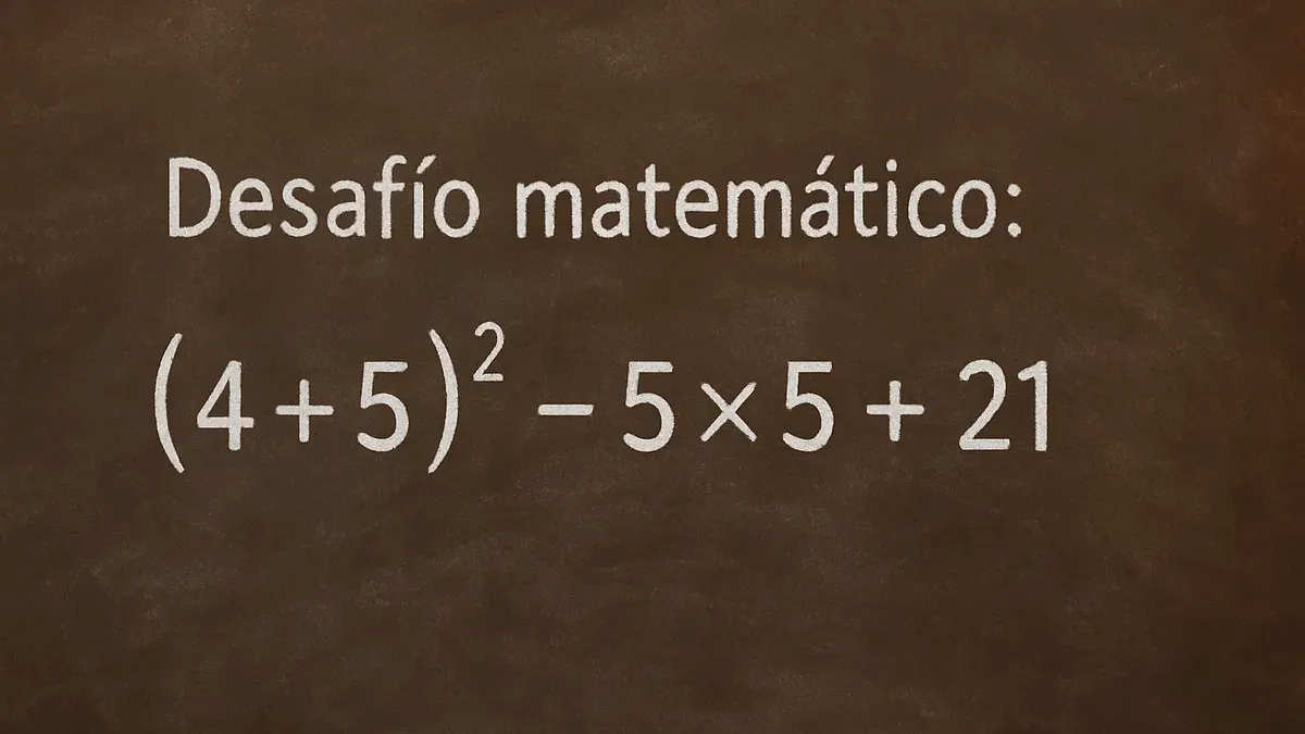La regla esencial para resolver este desafío matemático es conocido como PEMDAS (por sus siglas en inglés) o jerarquía de operaciones.