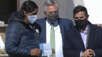 Alberto Fernández participó de un acto en la sede de la Agencia Nacional de Discapacidad. Alberto Fernández participó de un acto en la sede de la Agencia Nacional de Discapacidad.