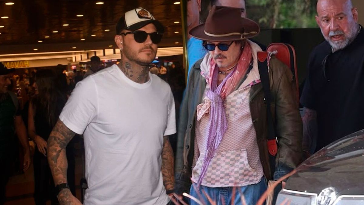 Llego Johnny Depp en secreto a la Argentina: ¿Se juntará con Mauro Icardi?