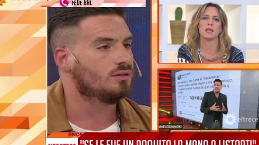 Fede Bal sigue molesto con Listorti: Soy humano antes que artista exclusivo
