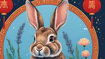 Horóscopo chino: estos serán los signos más beneficiados por el Conejo de Agua en este fin de semana. (Foto: Canva IA)