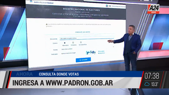 Paso a paso para saber dónde votar este domingo