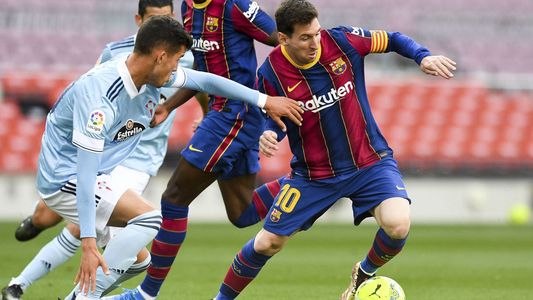 Gol y derrota ante Celta: el último partido de Lionel Messi con la camiseta del Barcelona