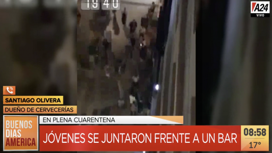 El dueño de una cervecería hizo su descargo tras el caso de Recoleta y dijo que es la gente quien debe respetar el distanciamiento