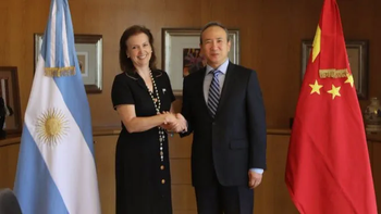 Diana Mondino se reunió con el embajador de China