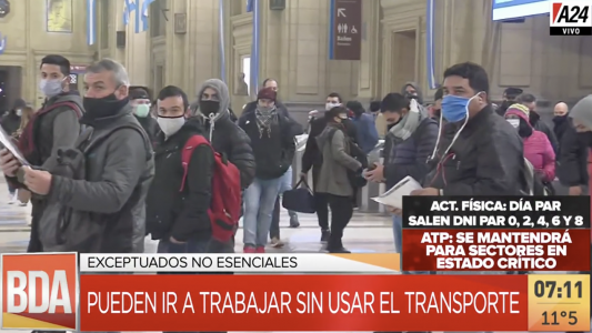 Controles más estrictos: desde este viernes, el transporte público es sólo para los trabajadores esenciales