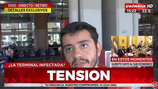 Tensión al aire: un hombre estornudó cerca de un cronista y le dijo que tenía Coronavirus