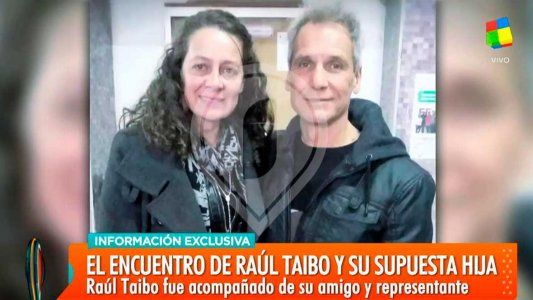 Raúl Taibo se encontró con Claudia Zuzzo, su supuesta hija