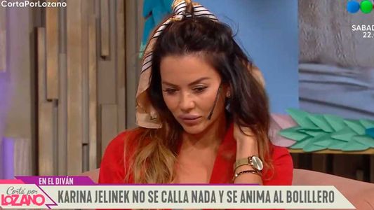 Karina Jelinek casi se desmaya en vivo pero se recuperó, volvió y dejó desopilantes confesiones