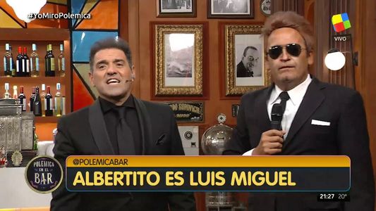 Albertito volvió a Polémica en el bar y le compuso un bolero a Samid y Mauro Viale