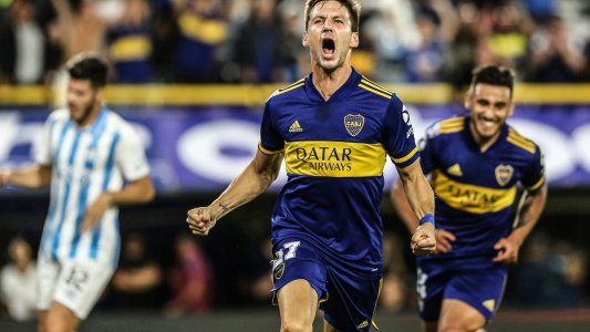 El sello de Dios: Franco Soldano fue bendecido en la previa de Boca-Atlético y marcó un gol