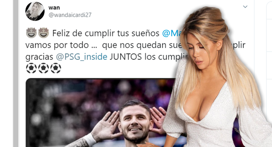 El PSG pagó 50 millones por Mauro Icardi y Wanda Nara brindó de forma austera y particular