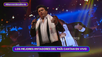 Quién es el imitador de Cacho Castaña que llegó a la final de Bienvenidos a bordo