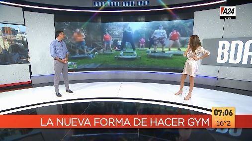 Virales: el furor de la clase de gimnasia al estilo ChamaméGym
