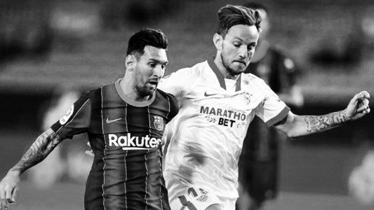 Barcelona, con Messi de titular, no pudo de local con el Sevilla de Ocampos y Acuña