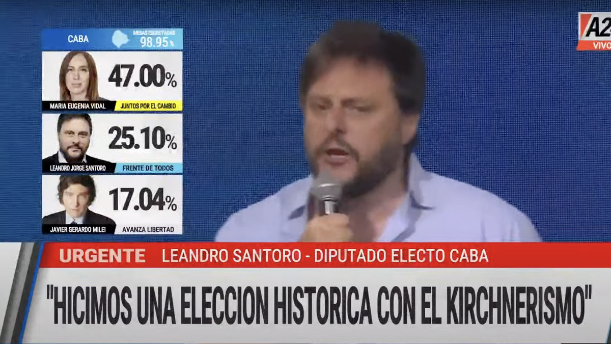 Leandro Santoro celebró la 