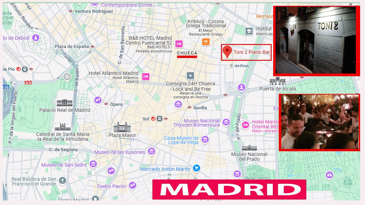 El bar madrileño en el que discriminaron y echaron a 4 argentinos. (Foto: A24.com)