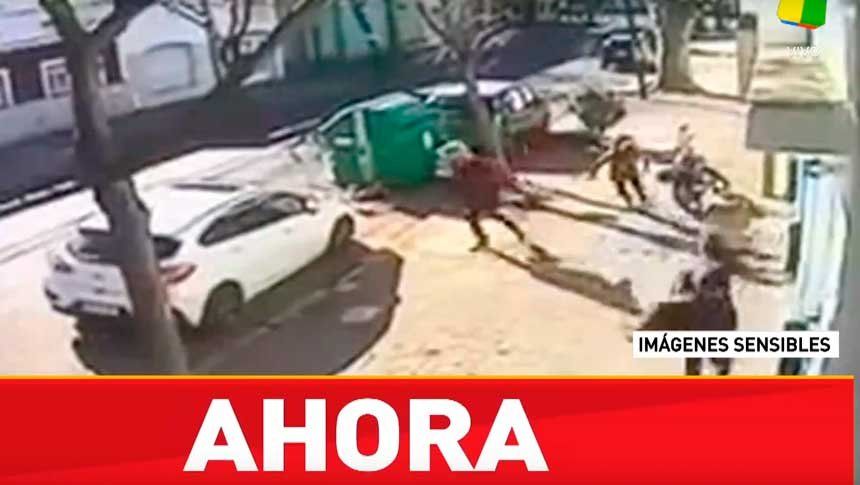 Violento ataque de motochorro en Rosario: los vecinos impidieron el robo