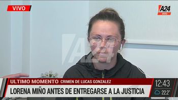 Exclusivo de A24: habló la policía prófuga por el asesinato de Lucas González, minutos antes de entregarse