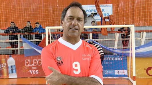 Daniel Scioli gritó campeón con Villa La Ñata en futsal