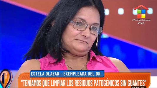 Estela Olazar, ex empleada de Mühlberger: Teníamos que limpiar los residuos patogénicos sin guantes