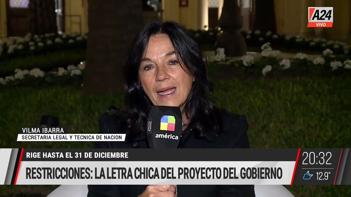 Vilma Ibarra: No me gusta que