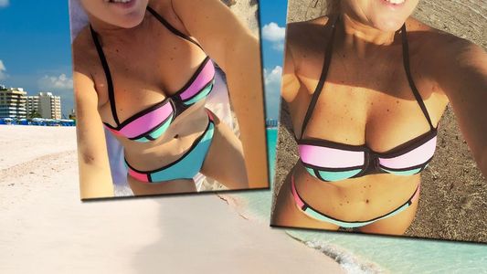 La periodista que demostró que ‘tiene lo suyo’ en las playas de Miami