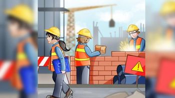 Desafío visual: encontrá los tres errores en una obra de construcción antes de un minuto Desafío visual: encontrá los tres errores en una obra de construcción antes de un minuto