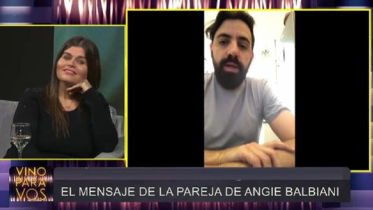 Angie Balbiani contó cómo conoció al padre de su futuro hijo