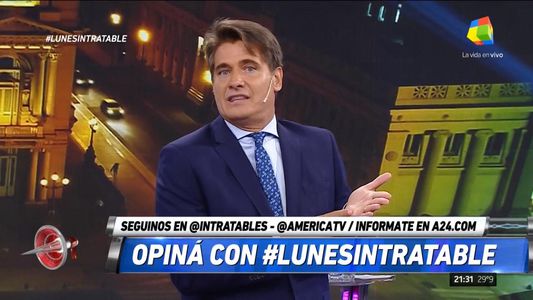 Guillermo Andino debutó como conductor de Intratables