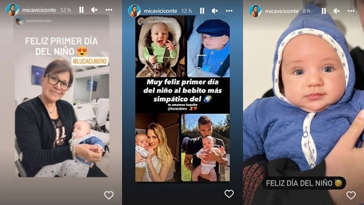 Las Fotos Más Lindas De Mica Viciconte Y Su Hijo Luca Cubero En Su