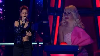 Lali Espósito volvió a elogiar a Ana Paula, la cantante que la acusó de plagio, en La Voz Argentina