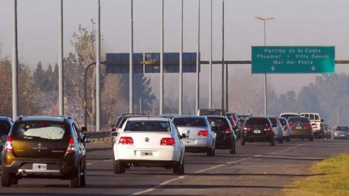 La cantidad de autos llegaba este jueves a números similares a los de la temporada de verano. En tanto