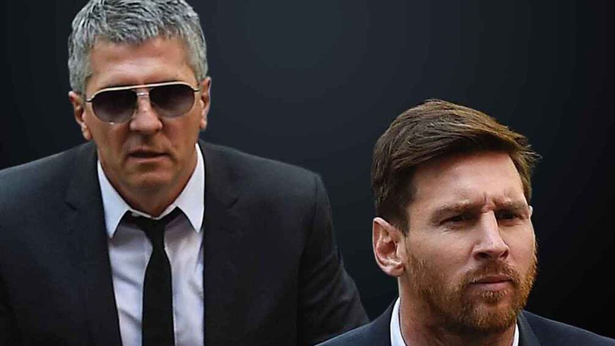 Jorge y Lionel Messi