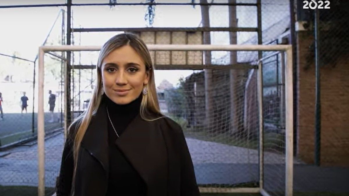 Morena Beltrán es una de las apariciones más resonantes en el periodismo deportivo en la Argentina. (Foto: Captura TV) 