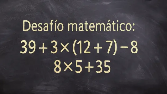 Desafío matemático: la complicada cuenta que pocos logran resolver